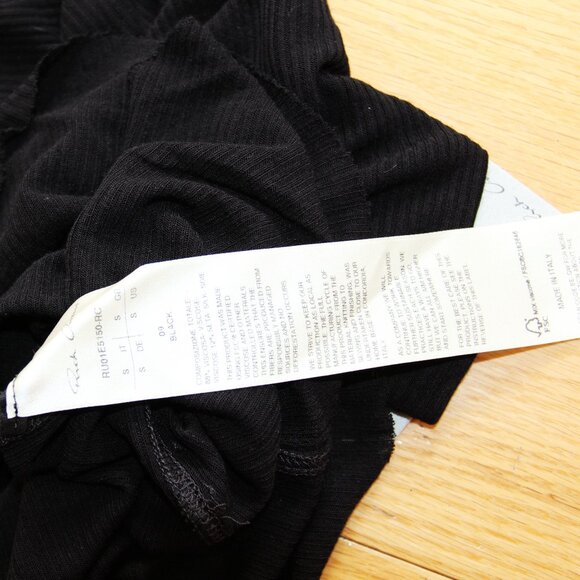 BNWT SS25 RICK OWENS "HOLLYWOOD" BASIC RIB TANK BLK XS & S - Picture 11 of 14